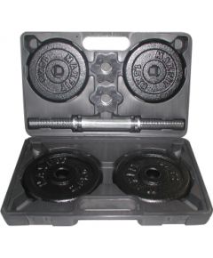 TOORX VAL-10DGN Cast iron weight dumbbells set with case 1,5-10 kg