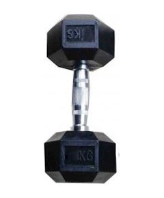 Toorx Hex rubber dumbbell 17.5kg