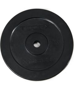 Toorx Rubber coated weight plate 10 kg, D25mm