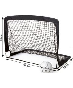 Folding football goal Tremblay 120x90x90 black