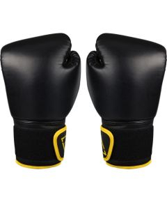 Boxing gloves AVENTO 41BN 10oz black PU leather