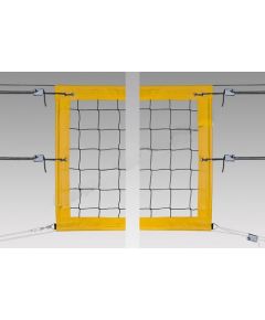 Pokorny Site Volleyball net BEACH SPORT  yellow band