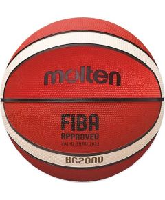 Basketball ball training MOLTEN B5G2000, rubber size 5
