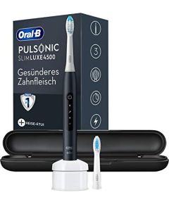 Oral-B Pulsonic Slim + Rose black - 4500 elektriksā zobu birste