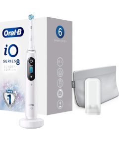 Oral-B  iO Series 8 Alabaster White elektriskā zobu birste