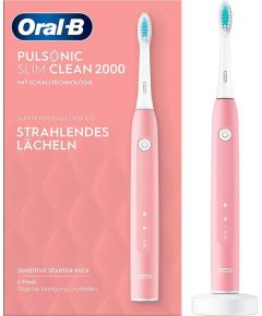 Oral-B Pulsonic Slim Clean 2000 Rozā elektriskā zobu birste