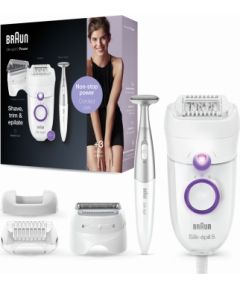 Braun SE5825P Silk-epil White Epilators Эпиляторы, триммеры для бикини, женские бритвы