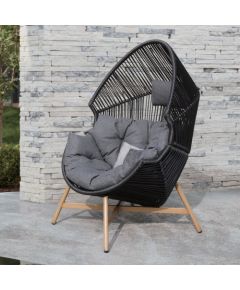 Leisure chair HELSINKI black