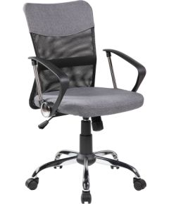 Darba krēsls DARIUS pelēks/melns