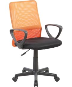 Darba krēsls BELINDA melns/oranžs