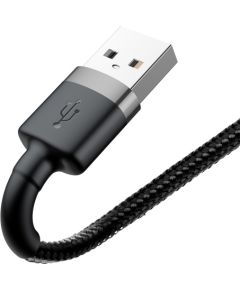 Cable Baseus  USB2.0 A plug - IP Lightning plug 2.0m Cafule grey+black