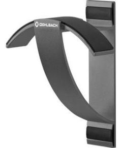 OEHLBACH Art. No. 35410 Anthracite Alu Style W1 ALUMINIUM WALL BRACKET FOR HIGH-QUALITY HEADPHONES Art. No. 35410