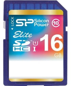 Silicon Power карта памяти SDHC 16GB Elite