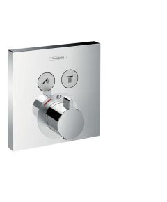 HANSGROHE ShowerSelect iebūvējama dušas termostata virsapmetuma daļa, 2-funkciju, hroms