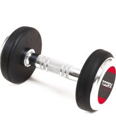 Professional rubber dumbbell Toorx 12kg