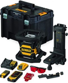 DeWalt DCE080D1RS-QW 18V pašlīmeņojošs rotējošais lāzera līmeņrādis, sarkans