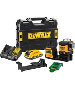 DeWALT  DCE089D1G18-QW Multilīniju lāzeris 18V 3x360 zaļšLāzera klase 2