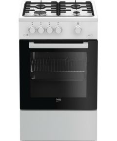 Beko FSG52020FW Gāzes plīts 50cm