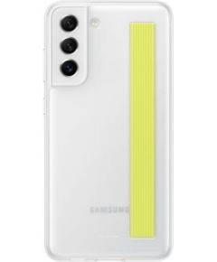 Samsung  Galaxy S21 FE Clear Strap Cover Case White