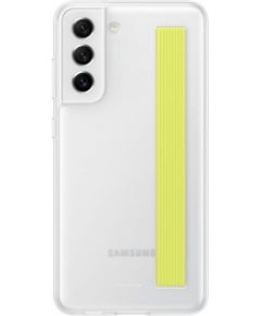 Samsung  Galaxy S21 FE Clear Strap Cover Case White