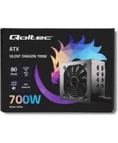 QOLTEC 50346 ATX SILENT DRAGON Power Supply 700W 80 Plus Gaming