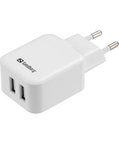 SANDBERG AC Charger Dual USB 2.4+1A EU