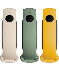 Xiaomi Mi Band 6 strap set, white/green/yellow