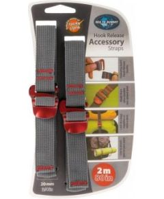 Sea To Summit Accessory Strap with Hook Buckle 20mm / Sarkana / 200 cm