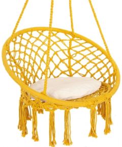 Royokamp  Šūpuļtīkls stārķa ligzda piekarināms krēsls Šūpoles 80x60cm ar spilvenu