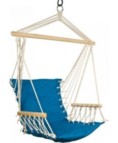 Royokamp Brazīlijas šūpuļkrēsls 100x60cm ar roku balstiem karaliski zils