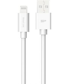 Silicon Power кабель USB - Lightning Boost Link 1 м, белый