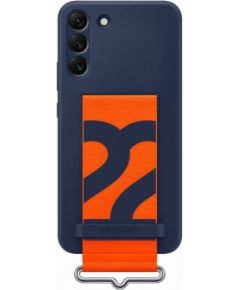 Samsung  Galaxy S22 Plus Silicone Cover with Strap Navy