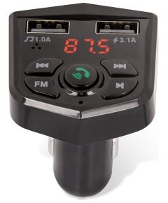 Setty TFM-03 FM-передатчик Автомобильный радиоприемник / MP3 / 2 x USB / Черный