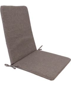 Chair pad with backrest SIMPLE BROWN 42x90x3cm, brown