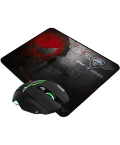 Spirit Of Gamer Elite Series Gaming Optical Mouse ELITE M10 + PAD Black