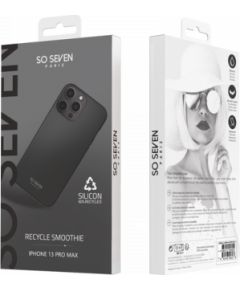 Apple iPhone 13 Pro Max Smoothie Silicone Cover By So Seven Black