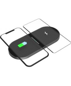 Platinet wireless charger 2x10W PWCDB