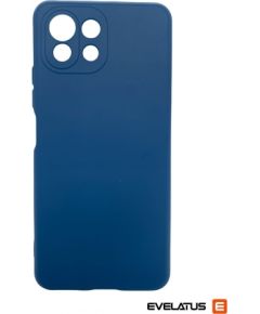 Evelatus  Xiaomi Mi 11 Lite Silicone case With bottom Navy Blue