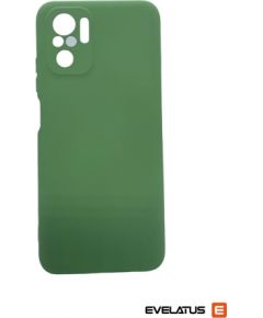 Evelatus  Xiaomi Note 10/Note 10S Silicone case with Bottom Green