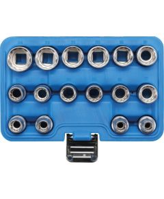 Instrumentu/atslēgu komplekts, 12 punkti | 12,5 mm (1/2 ") piedziņa | 8 - 24 mm | 16 gab. BGS Technic-2226