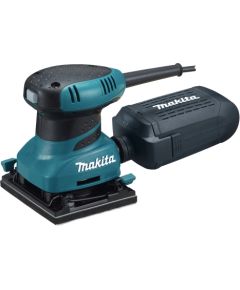 Nobeiguma slīpmašīna, 200 W, 112x102 mm, papira putekļu maiss, 14000 min 1, H/L, Koferis, 1,1 kg BO4555K Makita