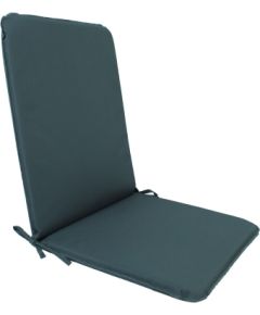 Chair pad with backrest OHIO-2 43x90x2,5cm, dark grey