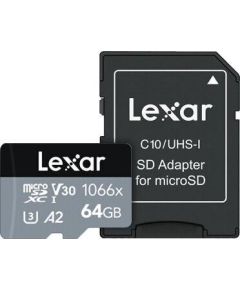 MEMORY MICRO SDXC 64GB UHS-I/W/A LMS1066064G-BNANG LEXAR