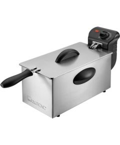 Clatronic FR 3586 Fryer 3 L Silver,Stainless steel Stand-alone 2000 W