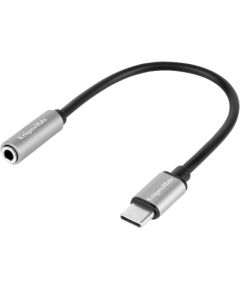 Kruger&matz Kruger & Matz USB-C uz 3.5mm Audio Adapteris Telefoniem 17,5 cm Sudraba