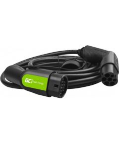 Green Cell EV10 electric vehicle charging cable Black Type 2 1 7 m