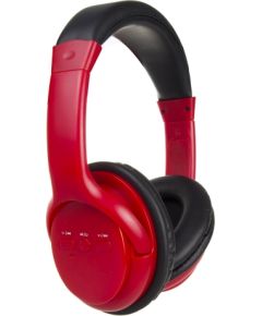 Audiocore V5.1 wireless bluetooth headphones, 200mAh, 3-4h working time, 1-2h charging time, AC720 R red