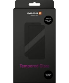 Evelatus  Huawei Nova 8i Print Full Cover Clear Tempered Glass