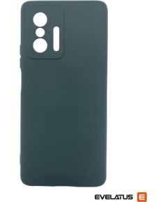 Evelatus  Xiaomi 11T/11T Pro Silicone case with Bottom Dark Green