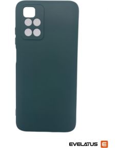 Evelatus  Xiaomi Redmi 10 Silicone case with Bottom Dark Green